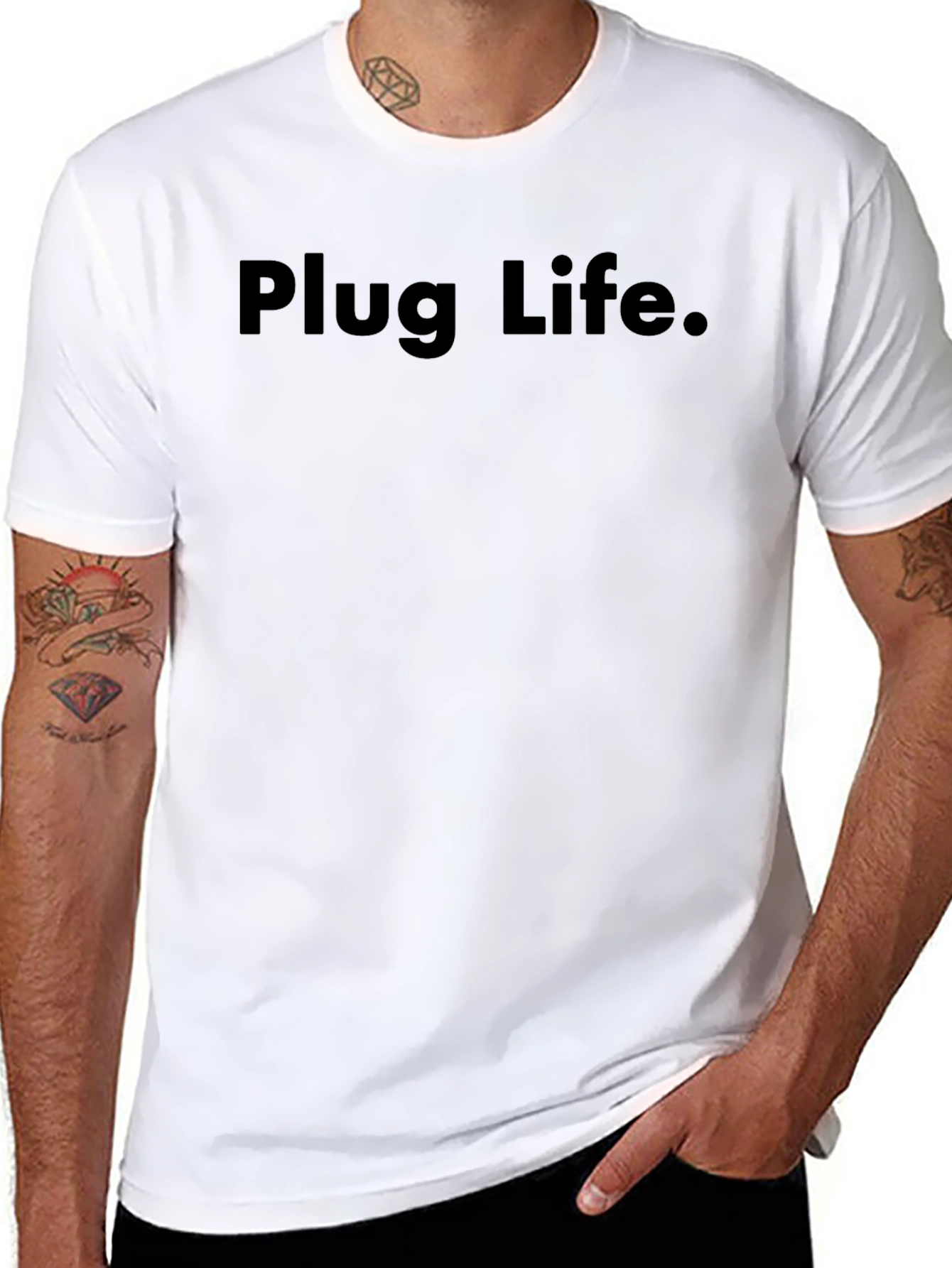 Plug Life Graphic Tee - Casual Comfort