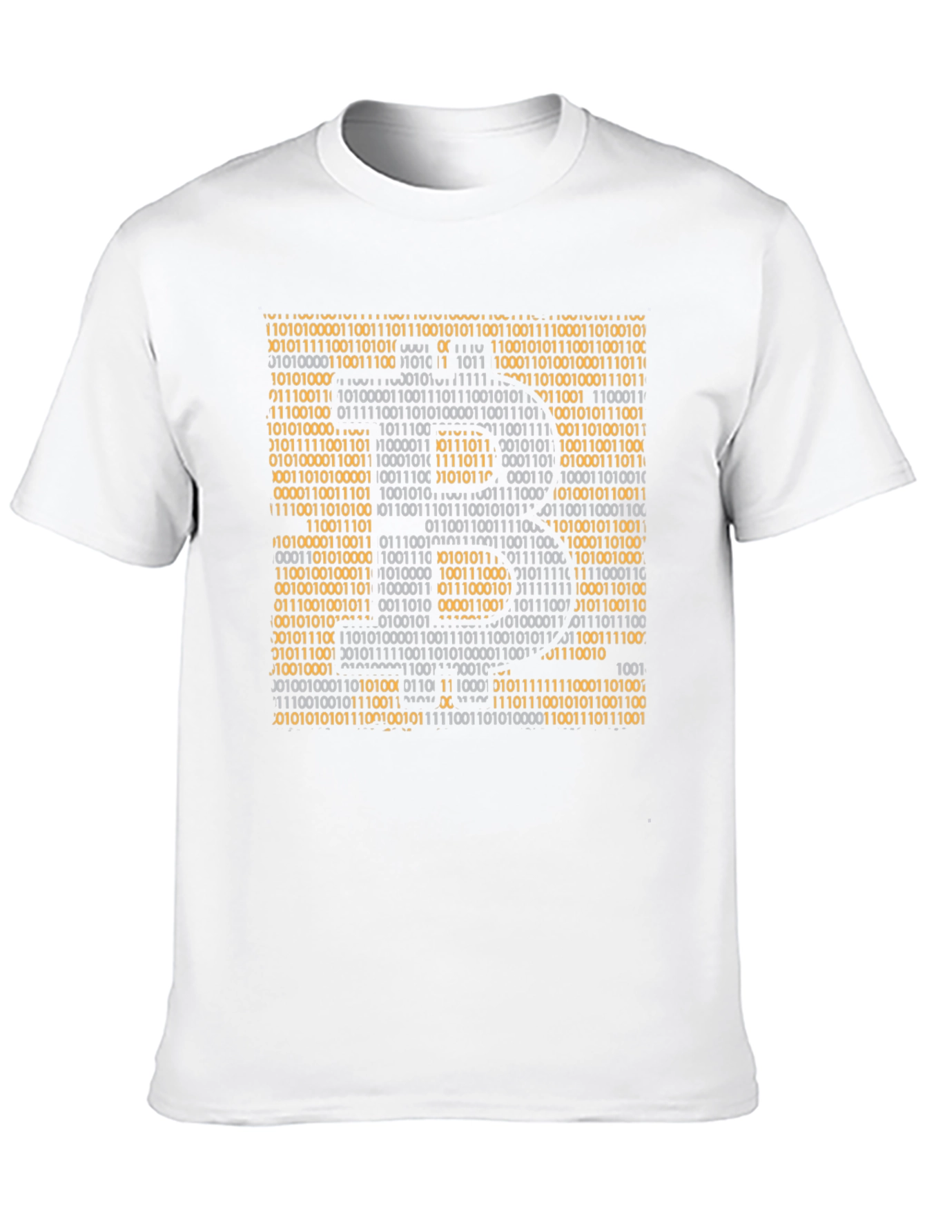 Binary Code Graphic T-Shirt - Geek Style