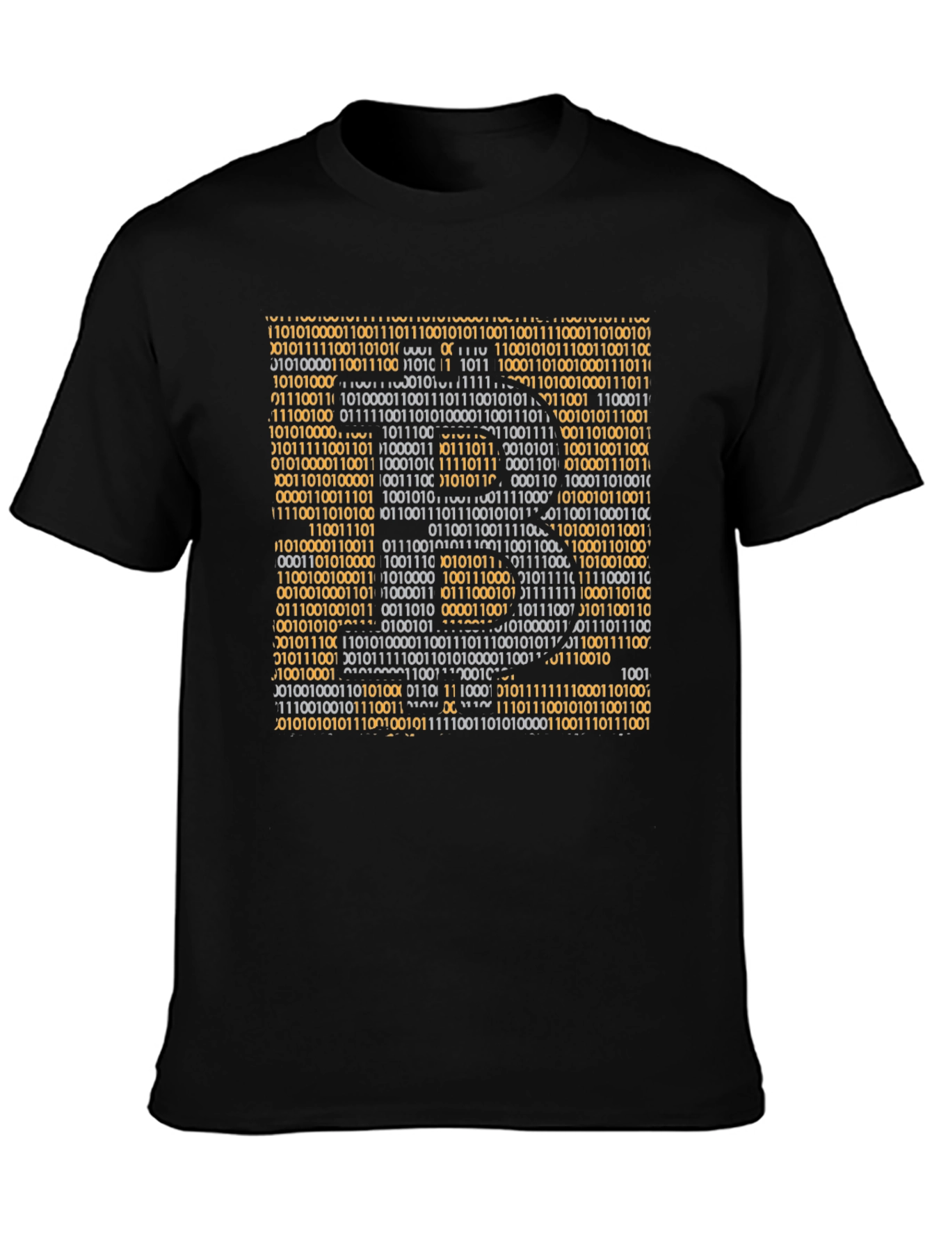 Binary Code Graphic T-Shirt - Geek Style