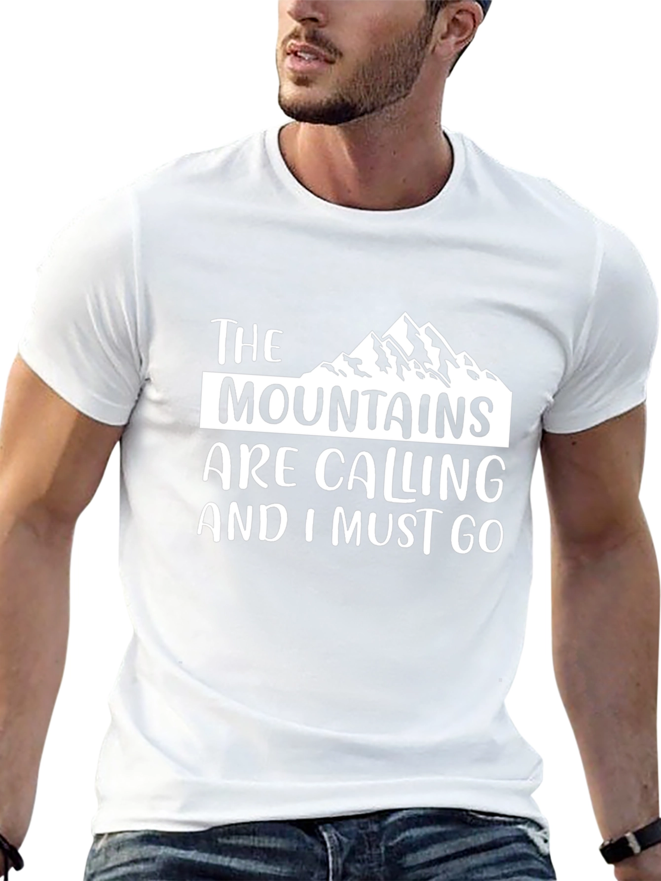 Mountain Calling Graphic T-Shirt - Adventure Awaits!