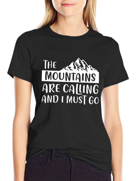 Mountain Calling Graphic T-Shirt - Adventure Awaits!