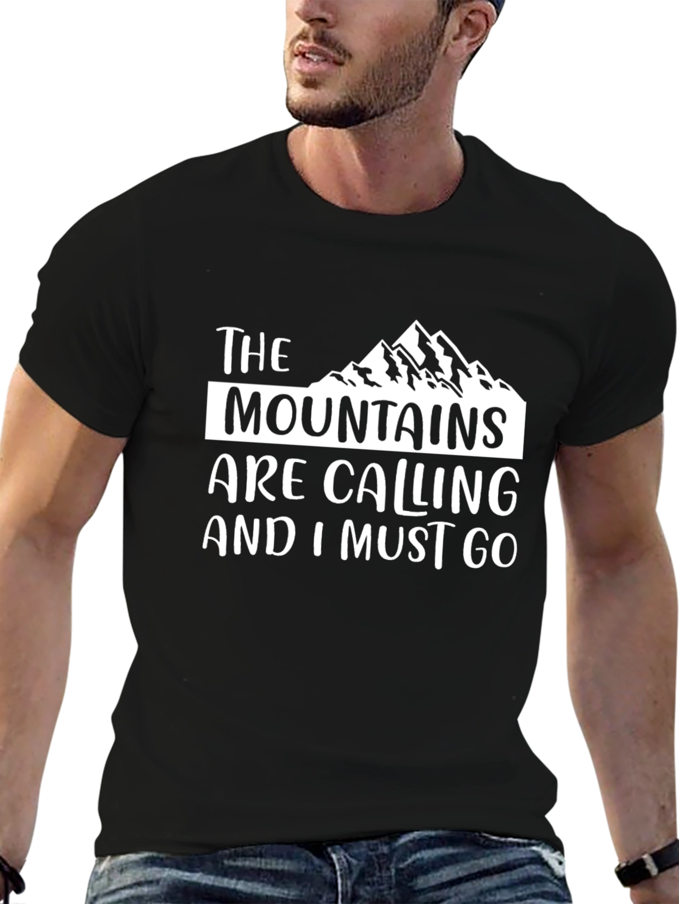 Mountain Calling Graphic T-Shirt - Adventure Awaits!