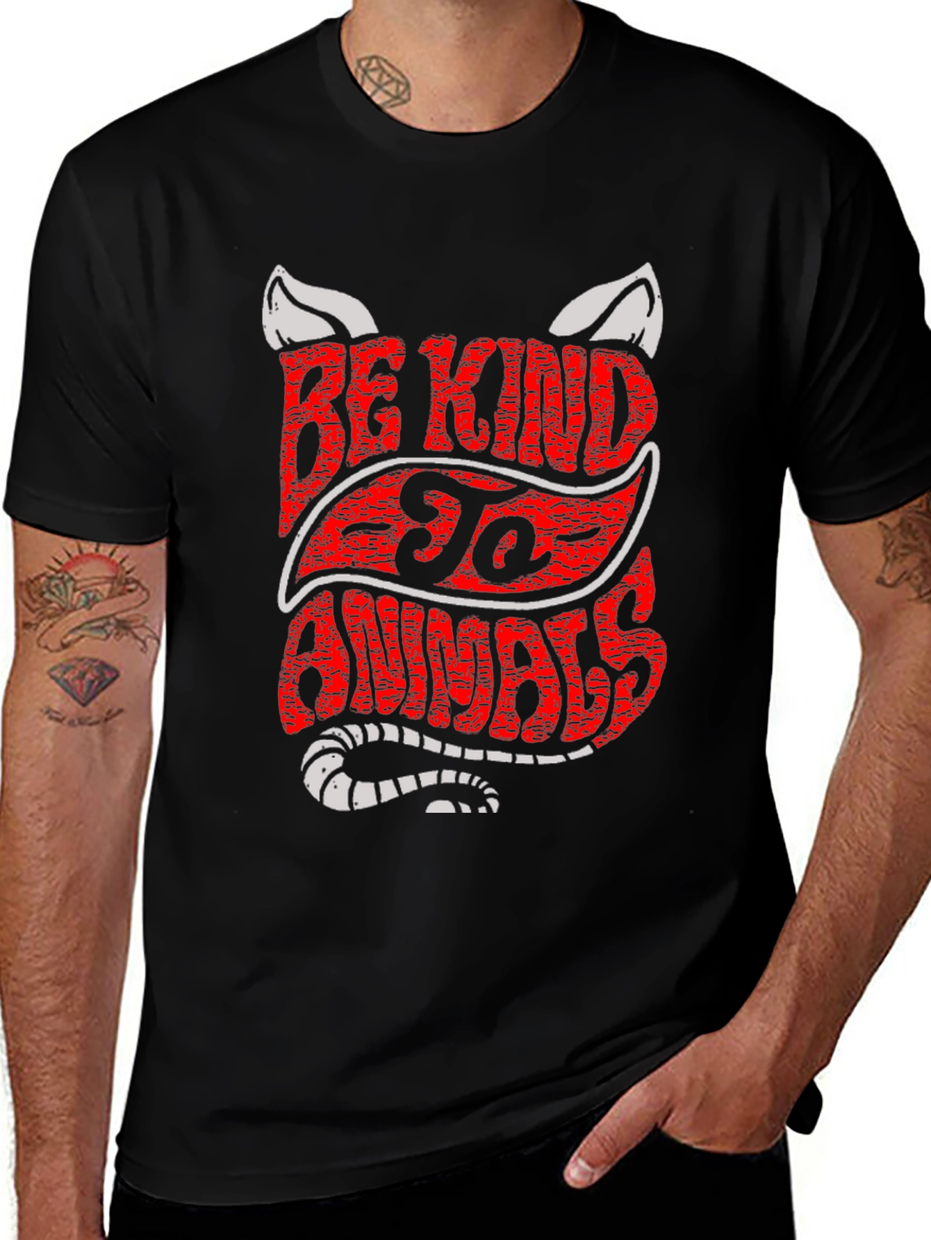 Be Kind To Animals Graphic Tee
