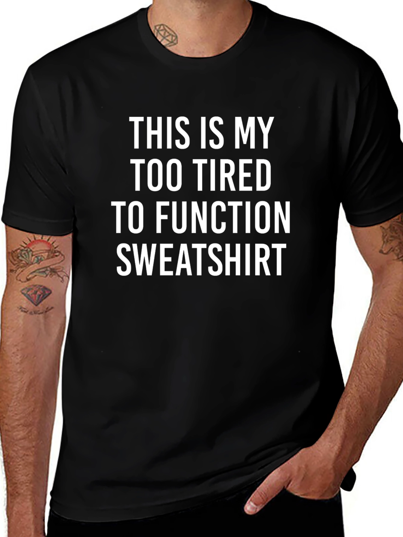 Too Tired to Function Graphic Tee