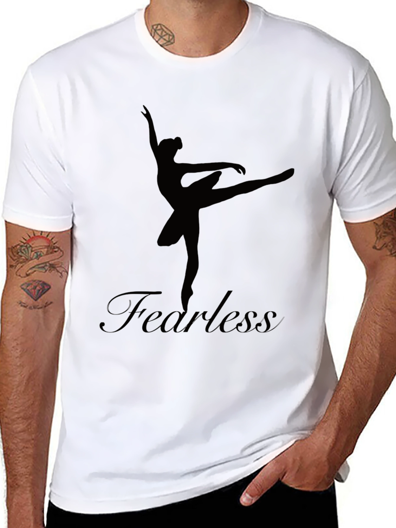 Fearless Ballerina Graphic Tee