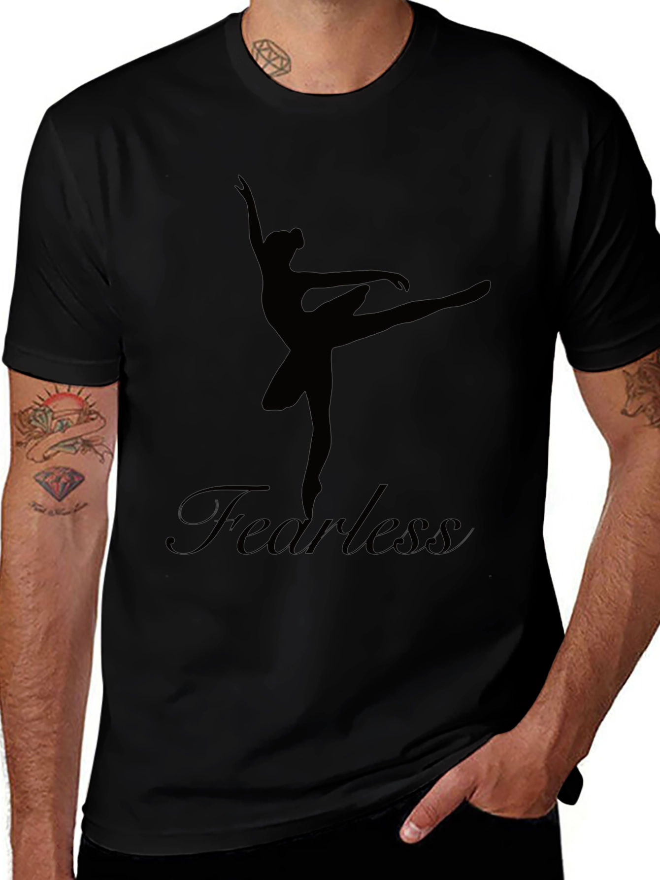 Fearless Ballerina Graphic Tee