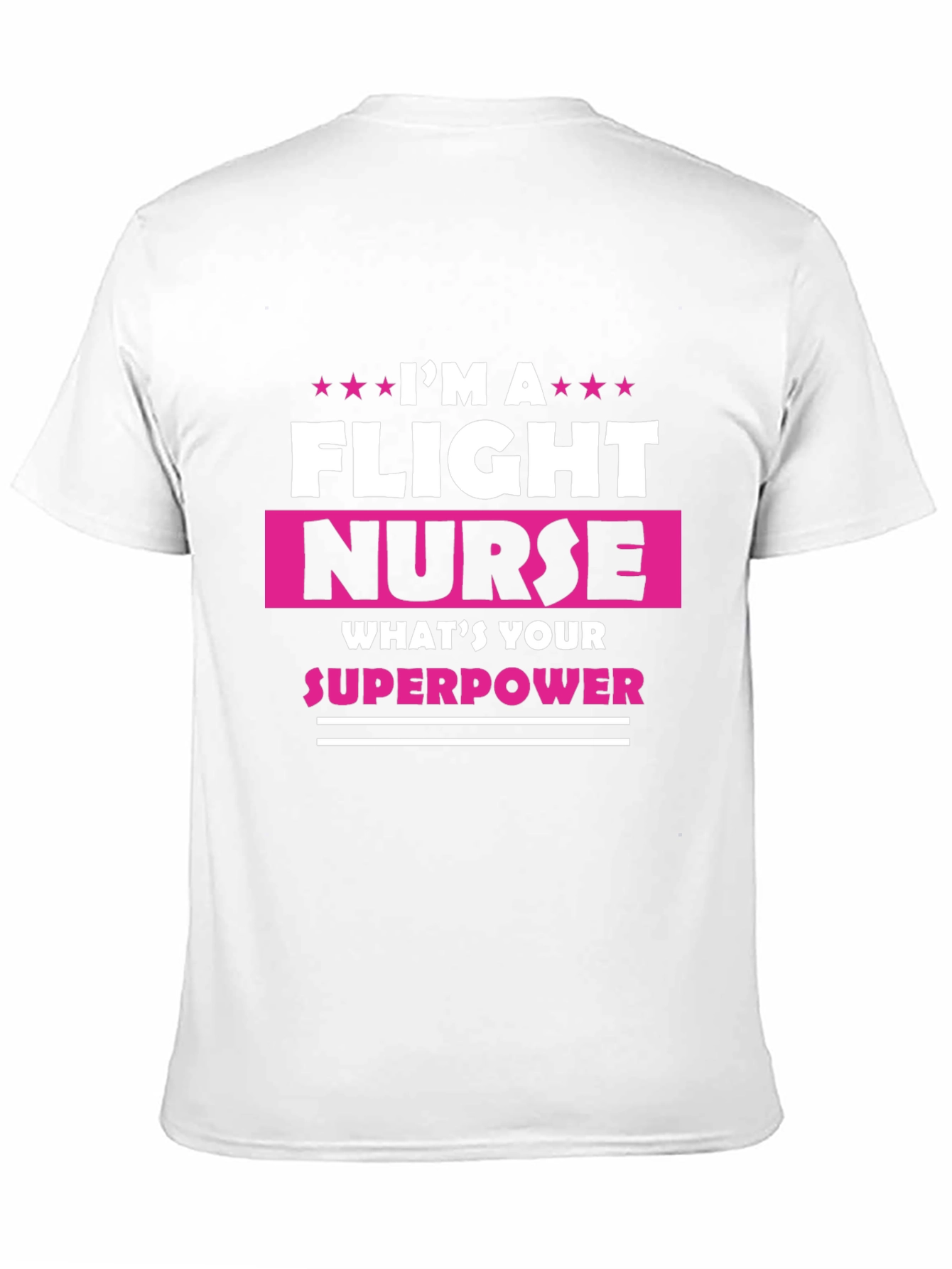 Flight Nurse Superpower Graphic Tee - Black