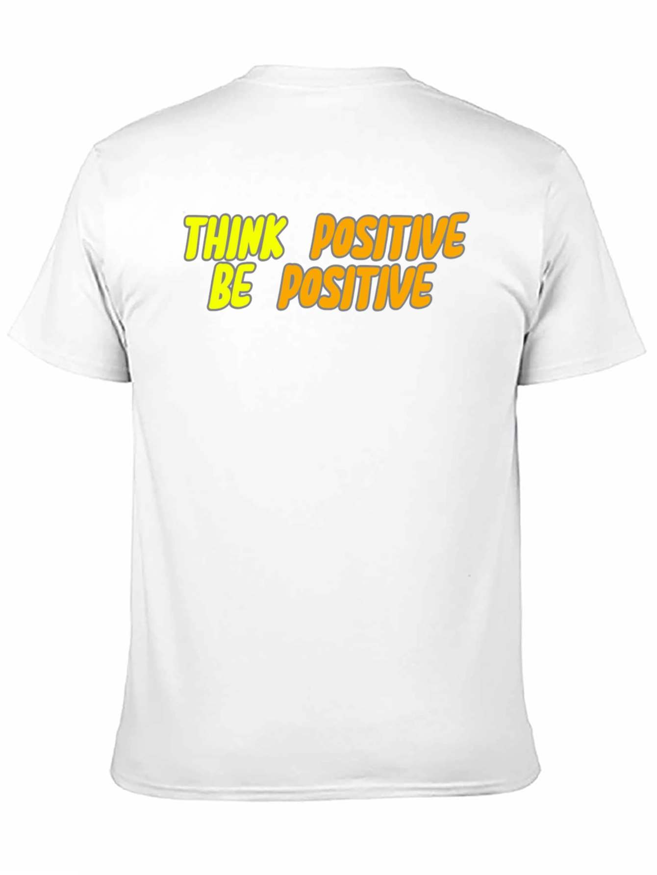 Think Positive Be Positive Graphic Tee - Black