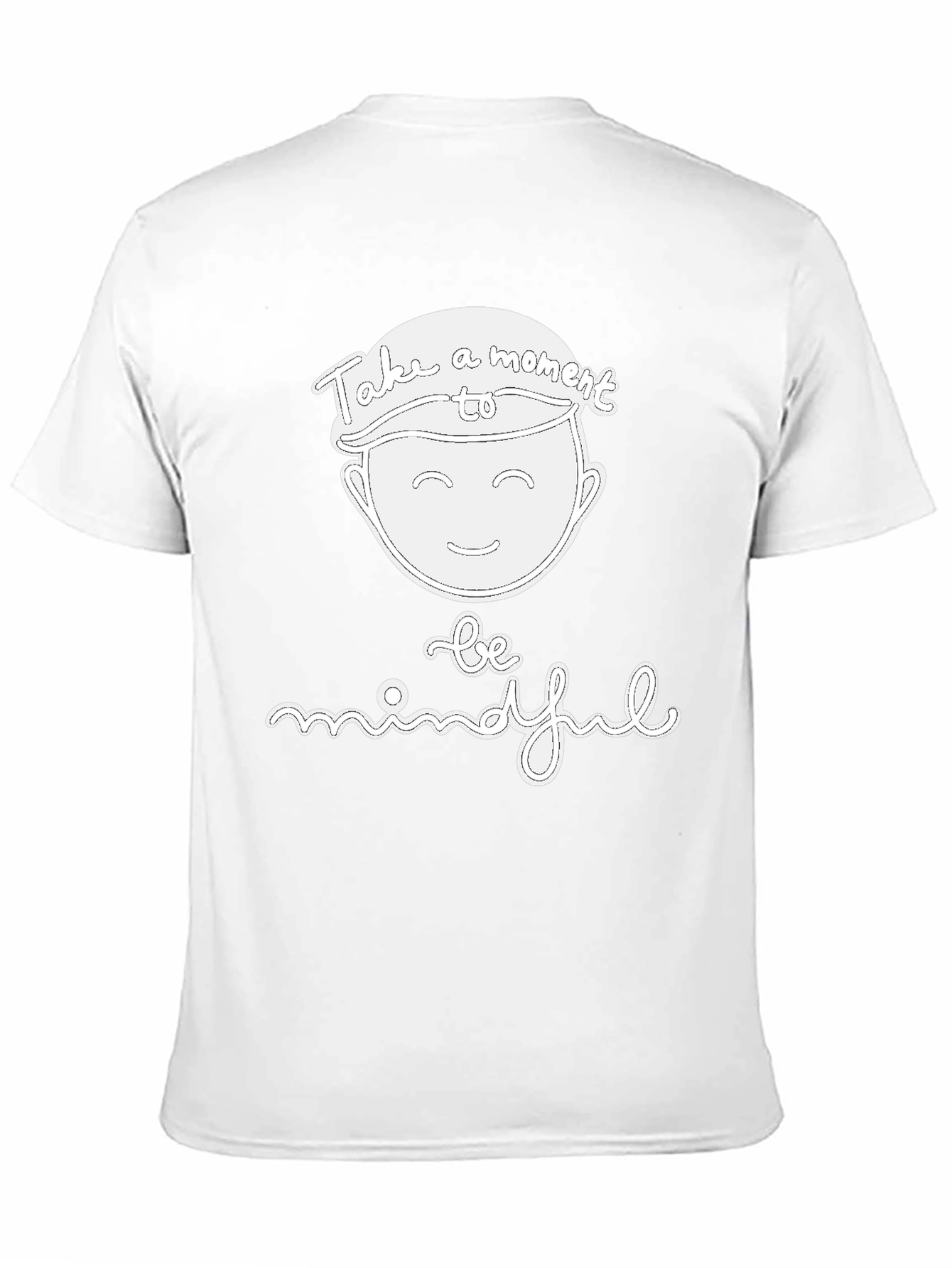 Mindful Moment Graphic T-Shirt - Black Casual Tee