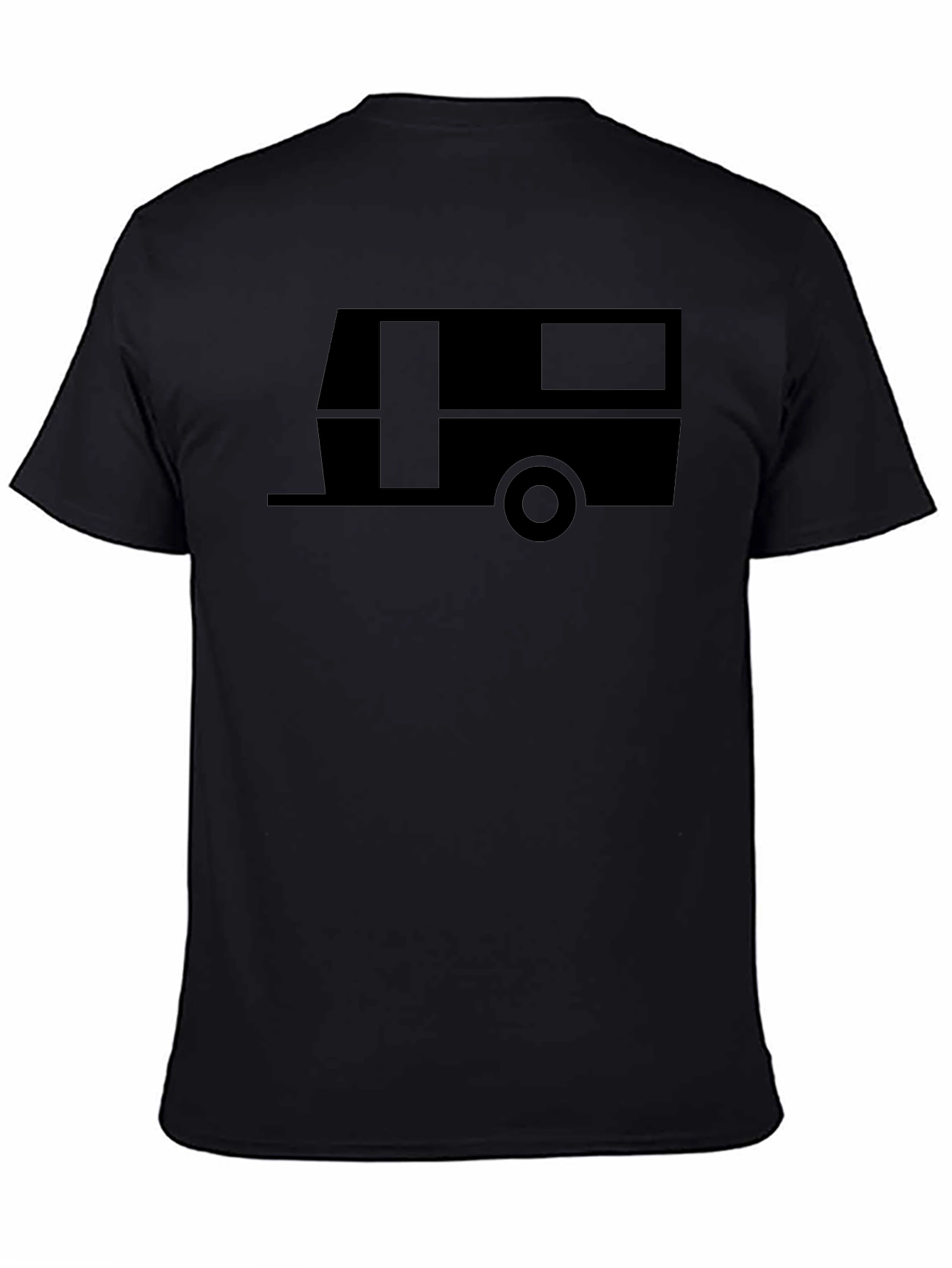 Retro Camper Graphic Tee - Black