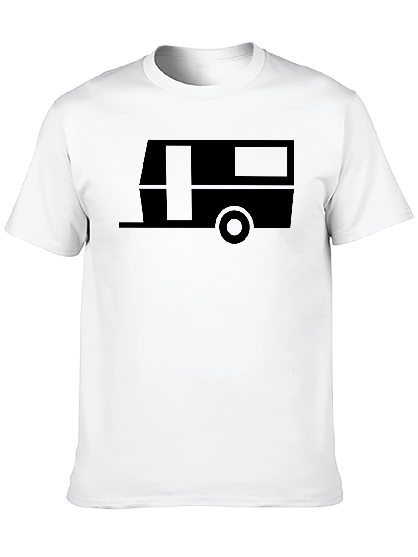 Retro Camper Graphic Tee - Black