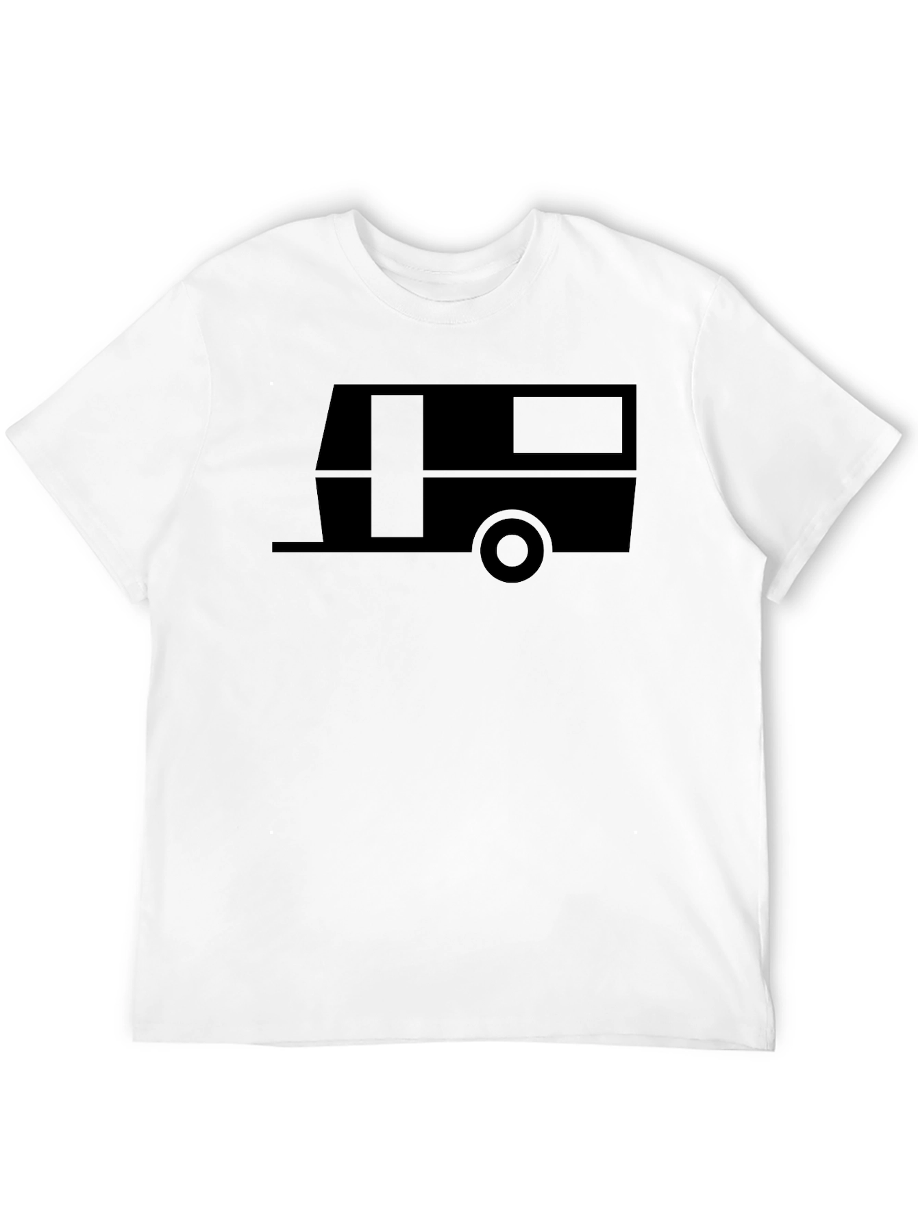 Retro Camper Graphic Tee - Black