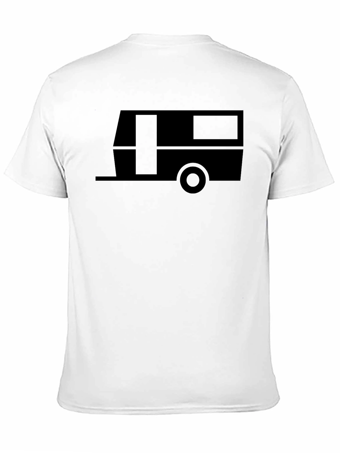 Retro Camper Graphic Tee - Black