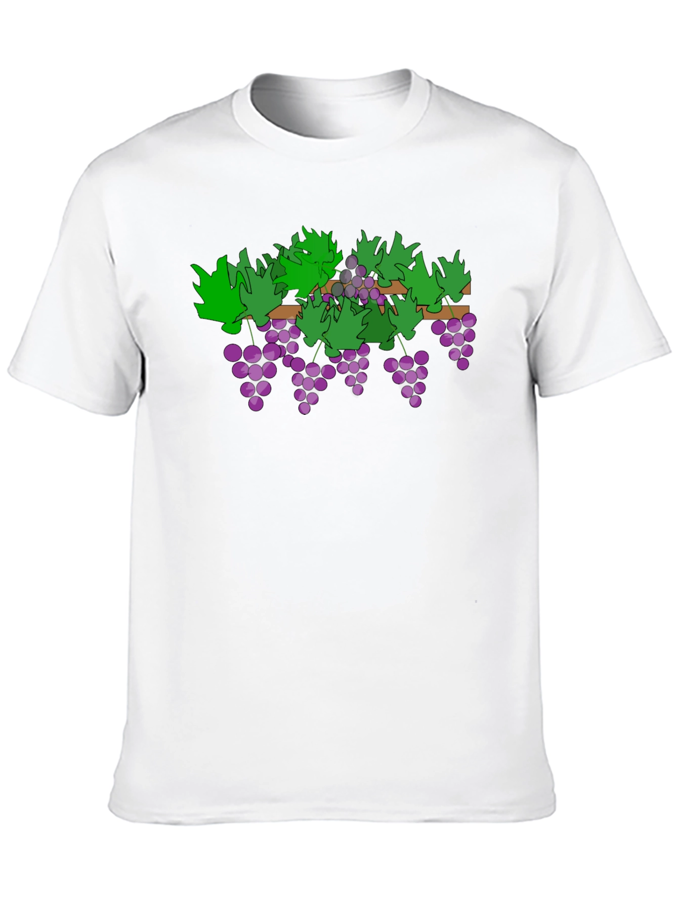 Grapes Graphic Black Tee - Unique Design
