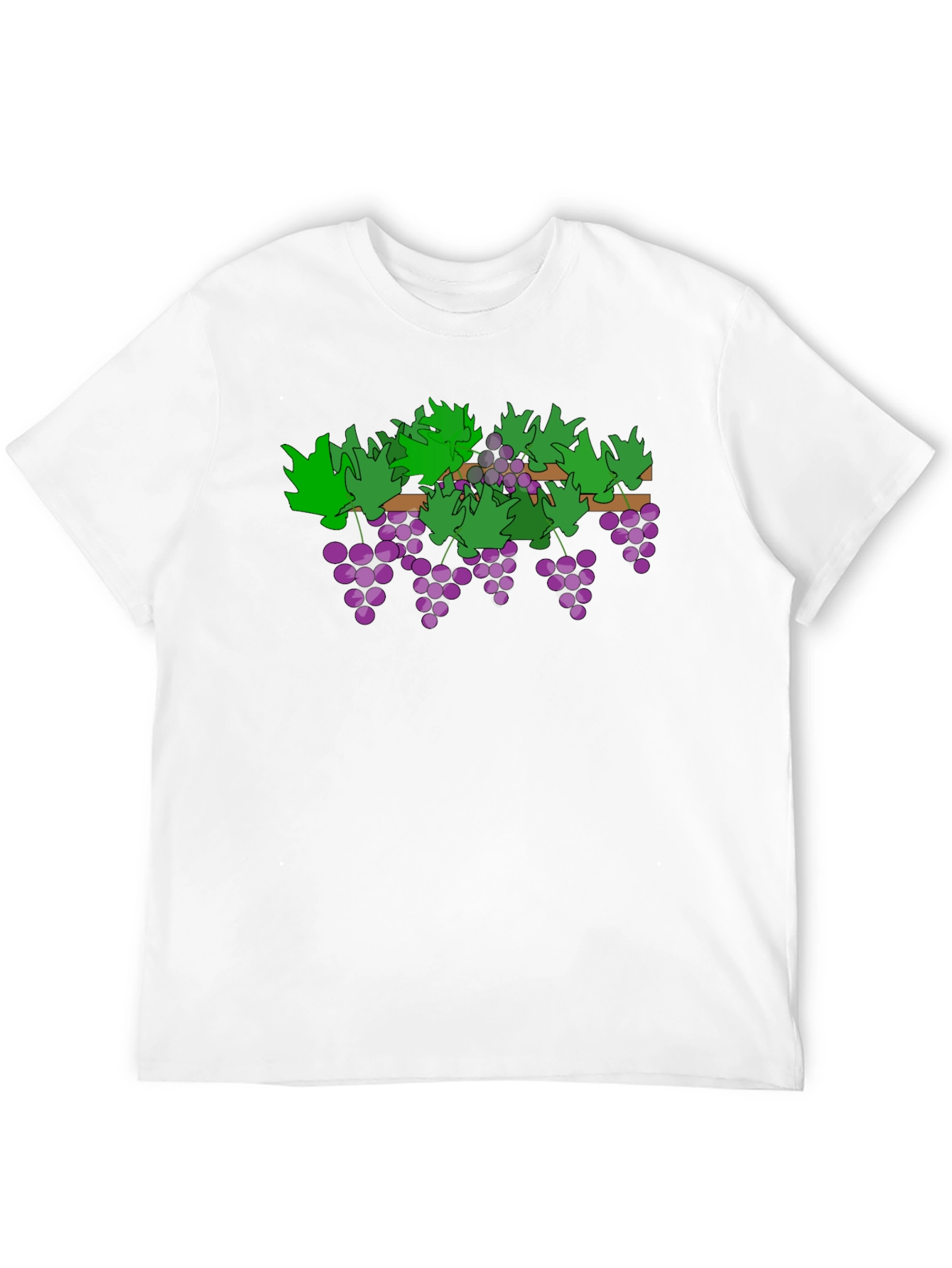 Grapes Graphic Black Tee - Unique Design