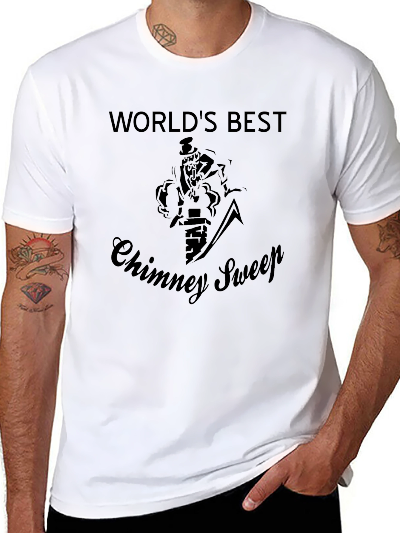 Worlds Best Chimney Sweep Graphic Tee
