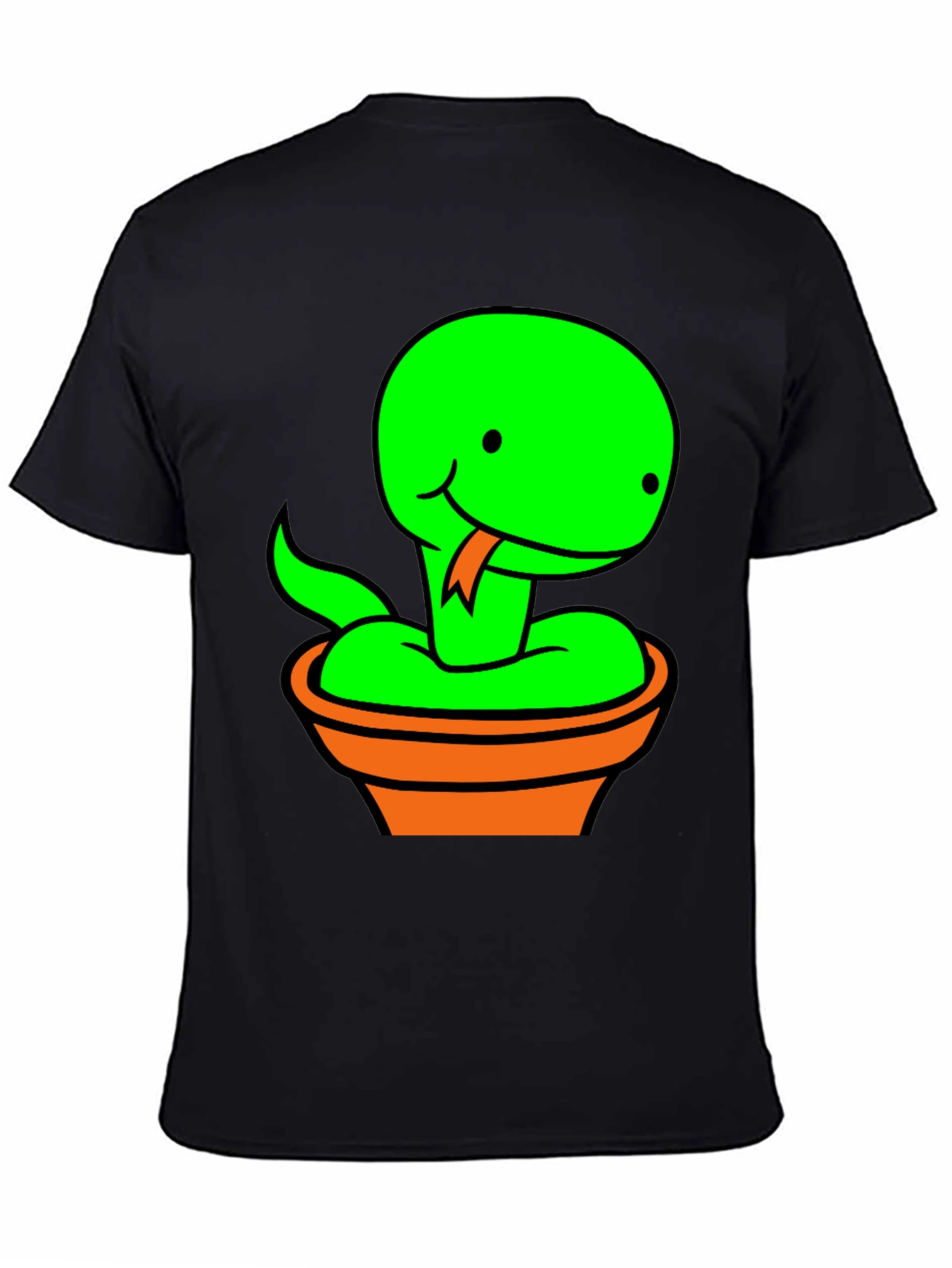 Pot Snake Graphic Tee - Fun Snake T-Shirt