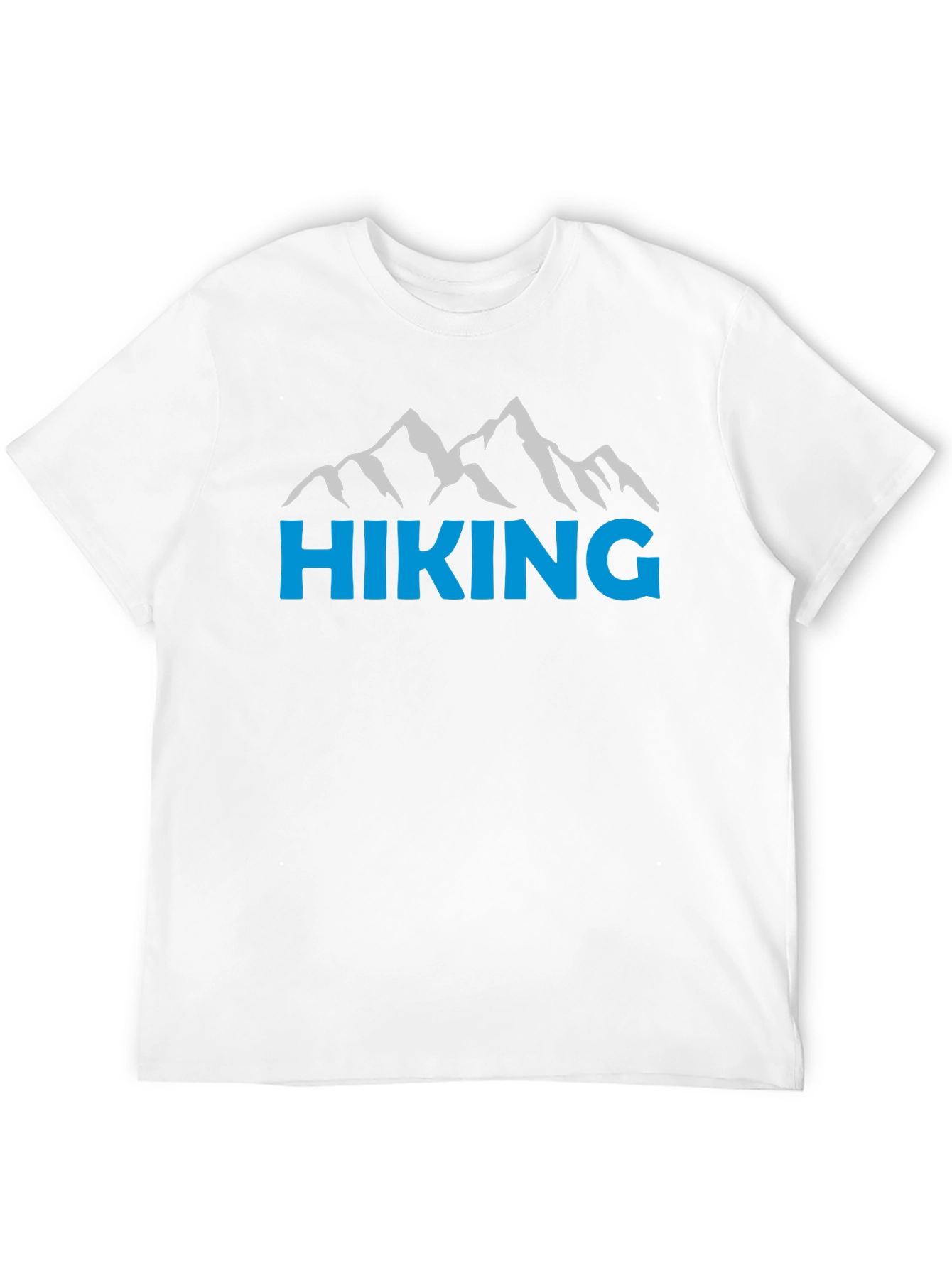 Hiking Mountain Graphic Black T-Shirt