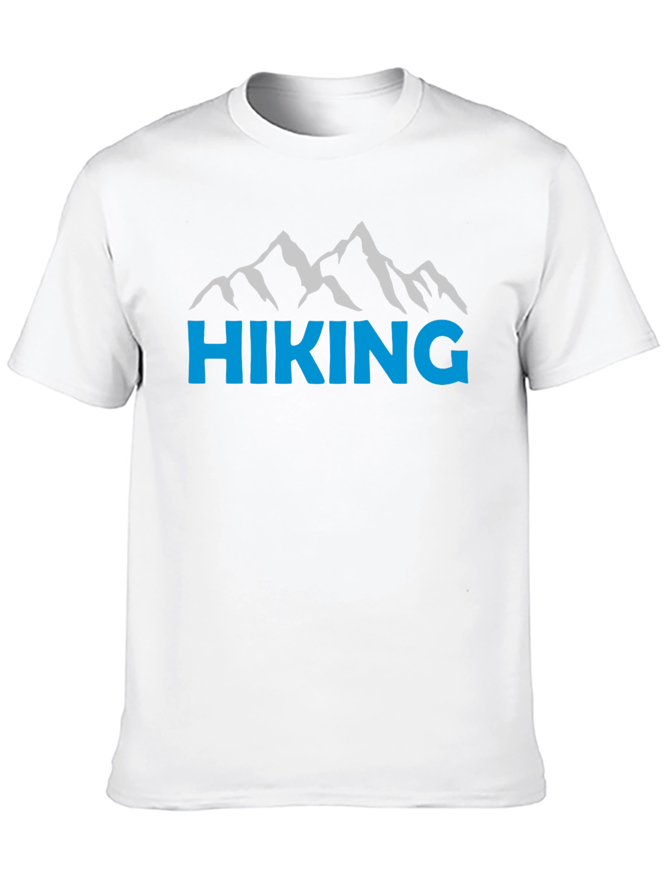 Hiking Mountain Graphic Black T-Shirt