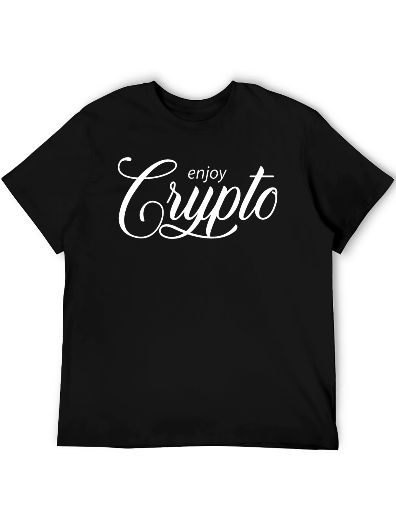 Enjoy Crypto Black Graphic Tee