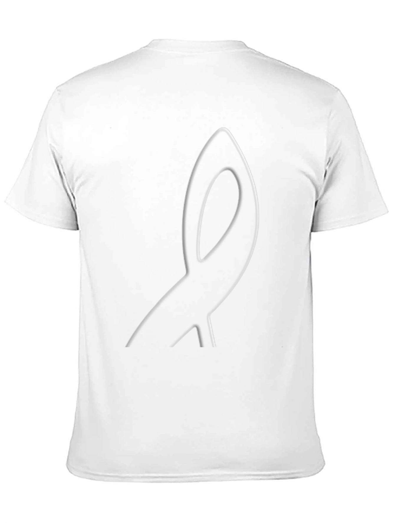 Minimalist Ear Graphic Black T-Shirt