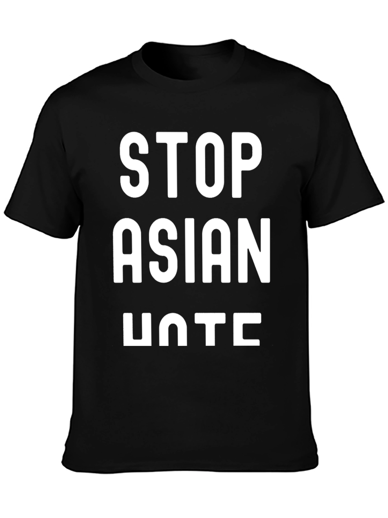 Stop Asian Hate Graphic Tee - Black