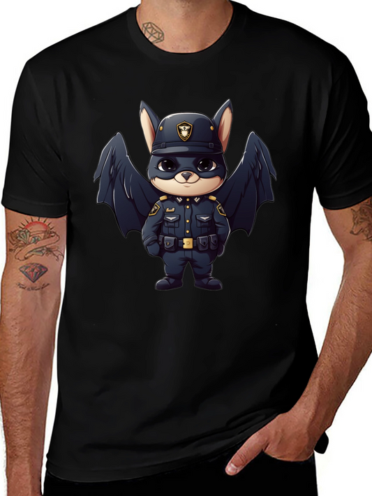 Cute Bat Officer T-Shirt