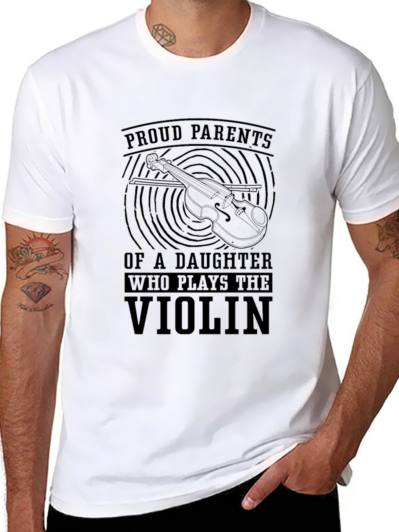 Proud Parents Violin Player T-Shirt