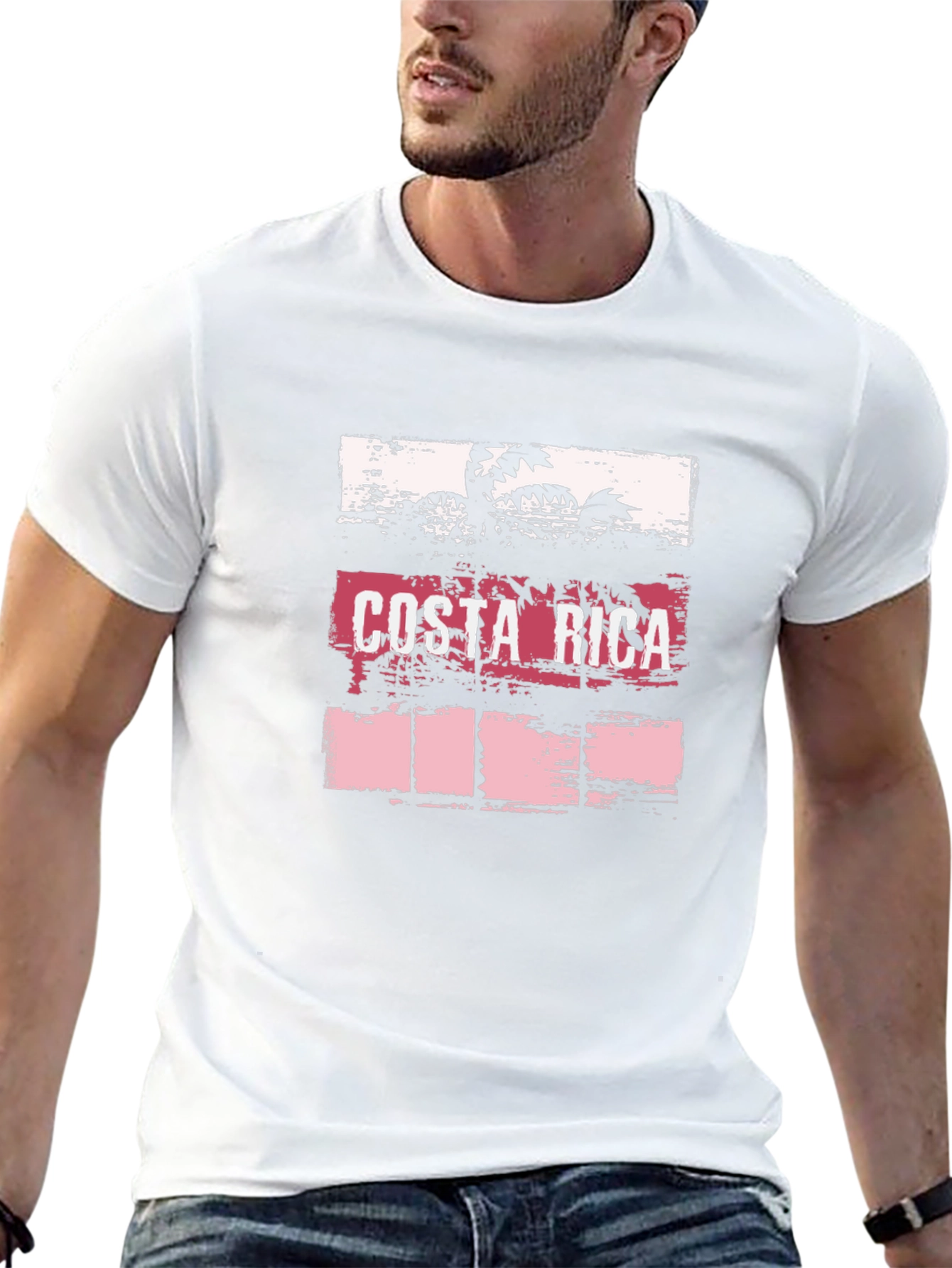Costa Rica Palm Tree Graphic Tee
