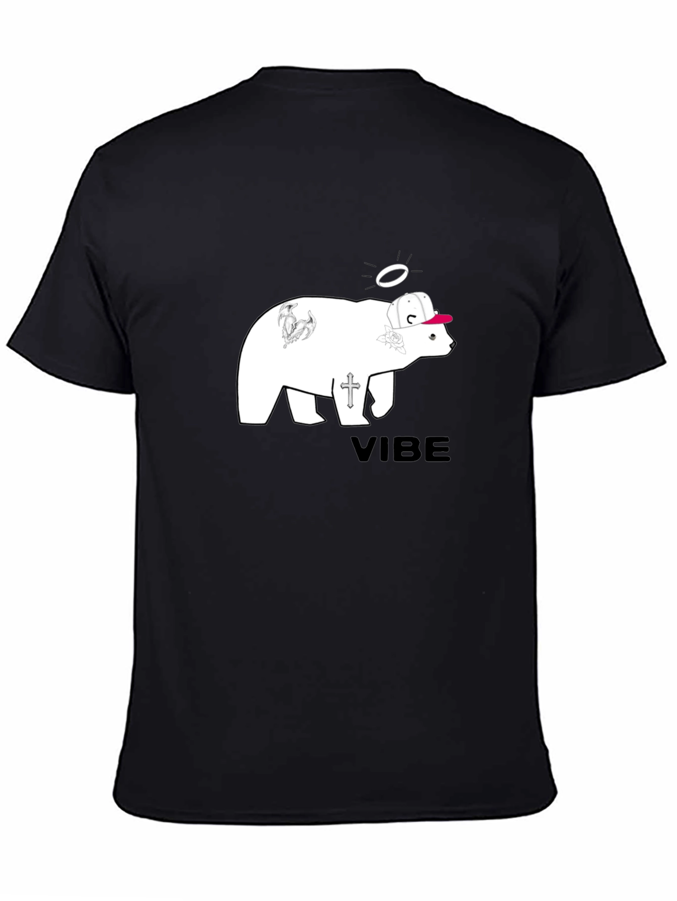 Vibe Bear Graphic Tee - Cool Streetwear Style