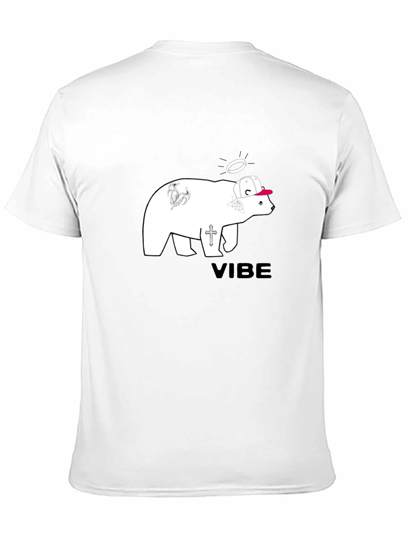 Vibe Bear Graphic Tee - Cool Streetwear Style