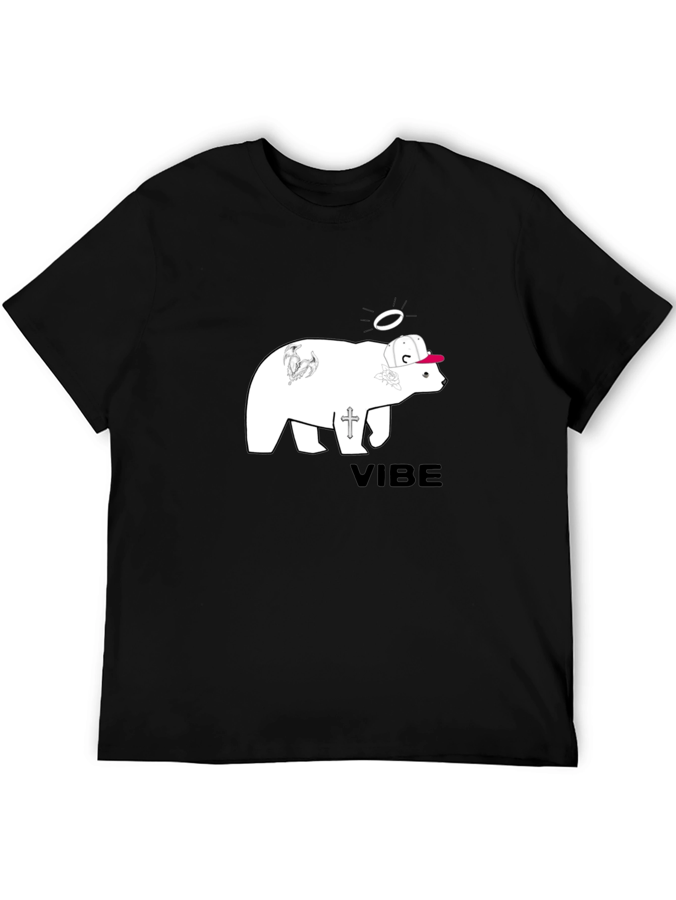 Vibe Bear Graphic Tee - Cool Streetwear Style