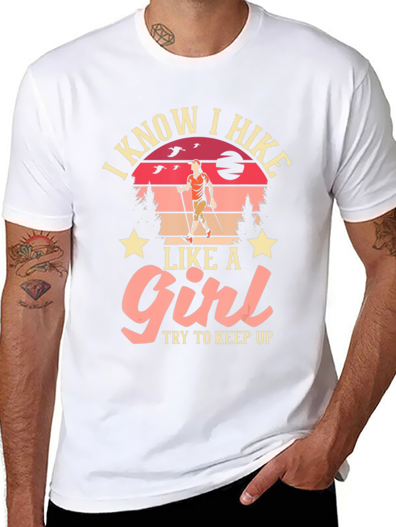 I Hike Like a Girl T-Shirt