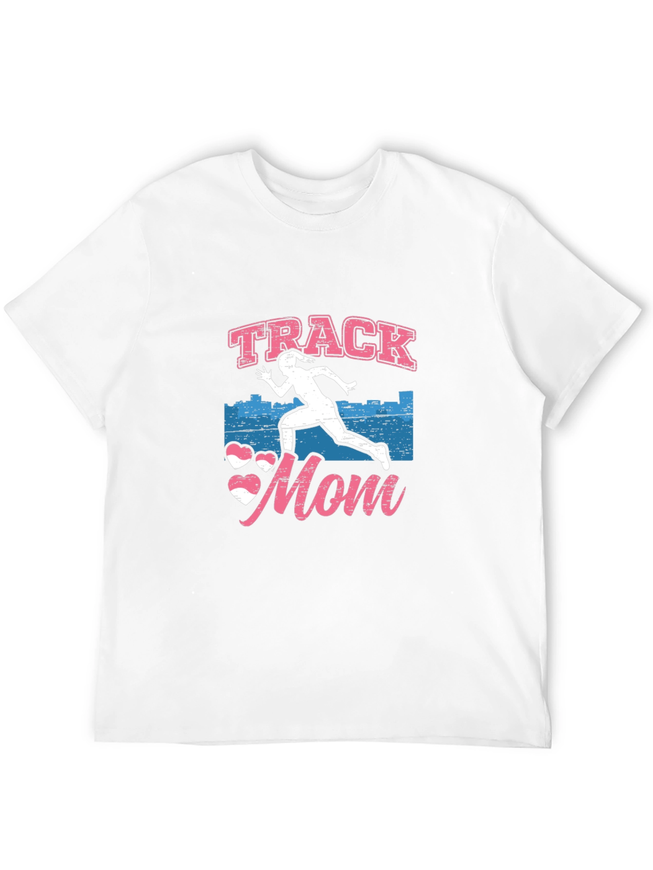 Track Mom Black Graphic Tee