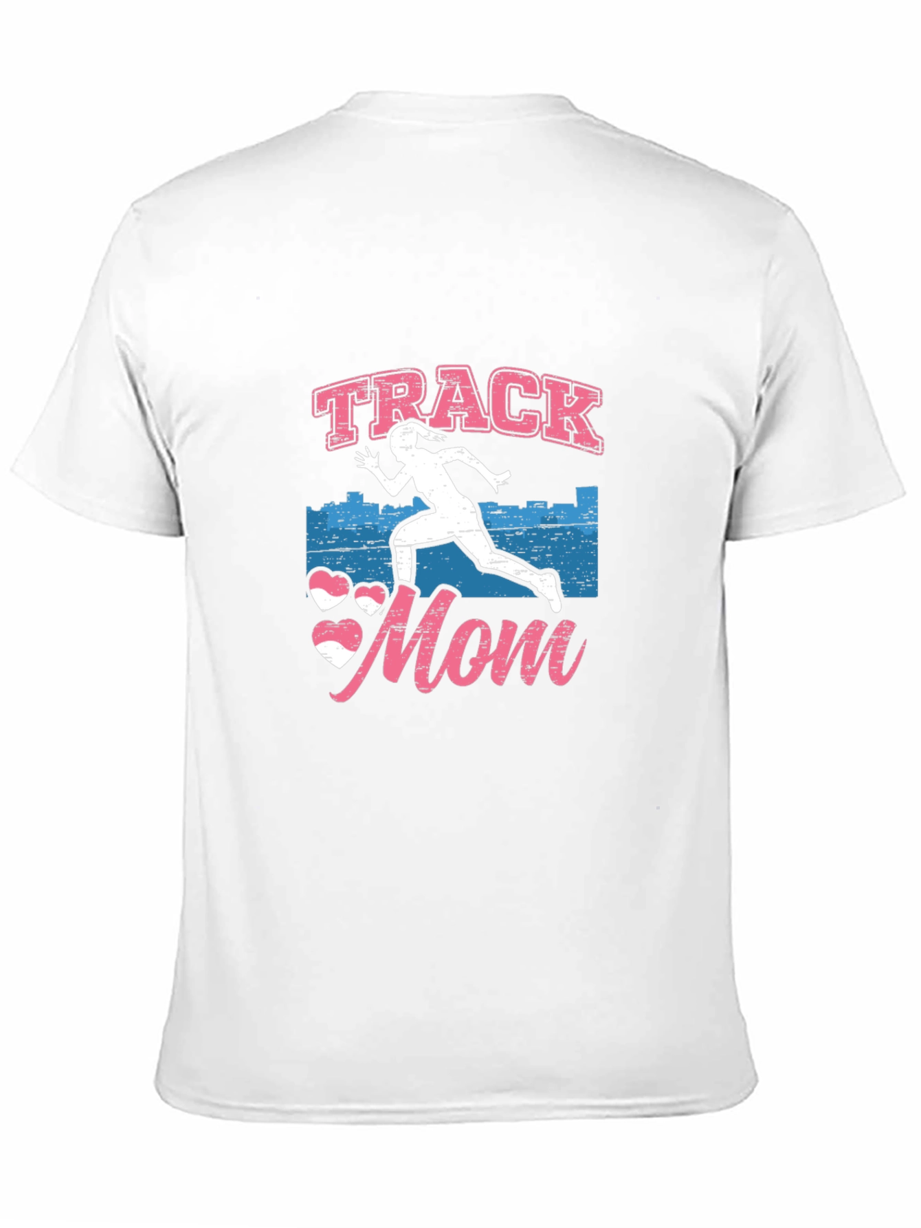 Track Mom Black Graphic Tee