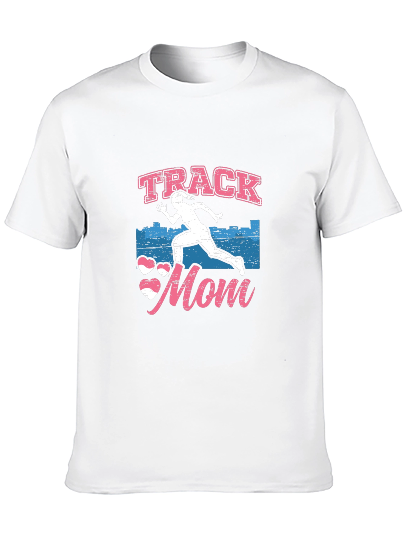 Track Mom Black Graphic Tee