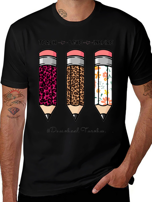 Teach Love Inspire Teacher Graphic Tee