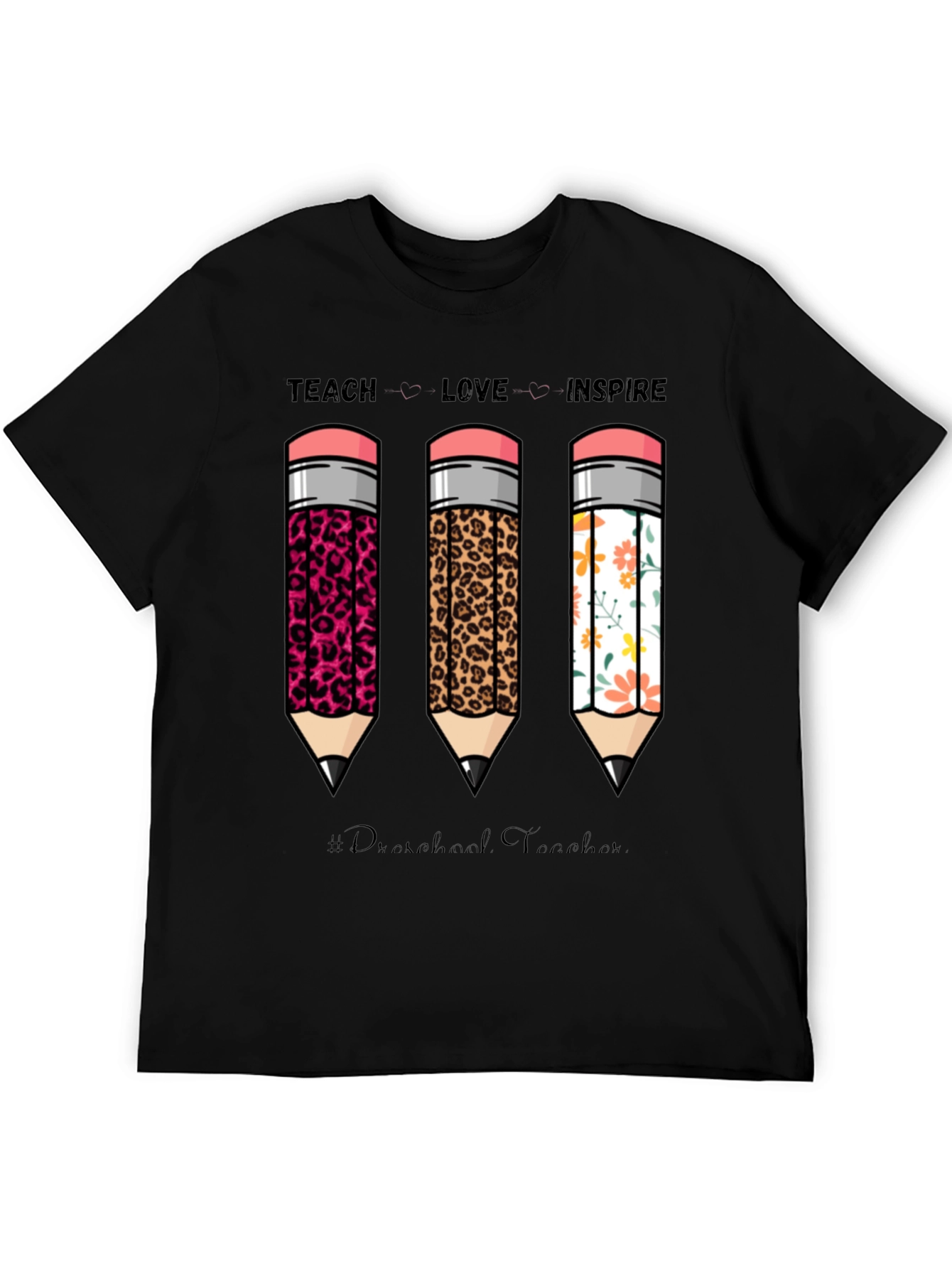 Teach Love Inspire Teacher Graphic Tee