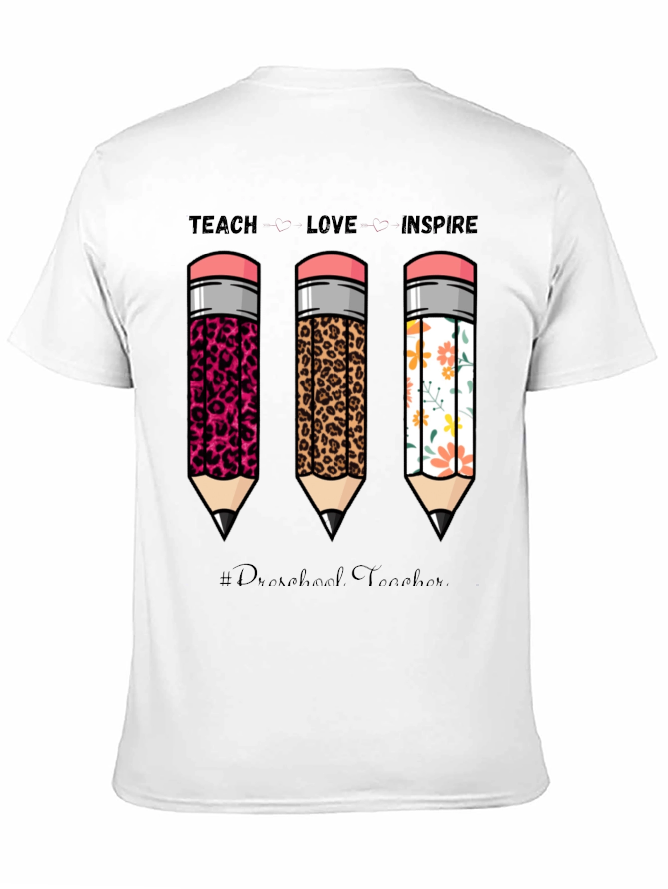 Teach Love Inspire Teacher Graphic Tee