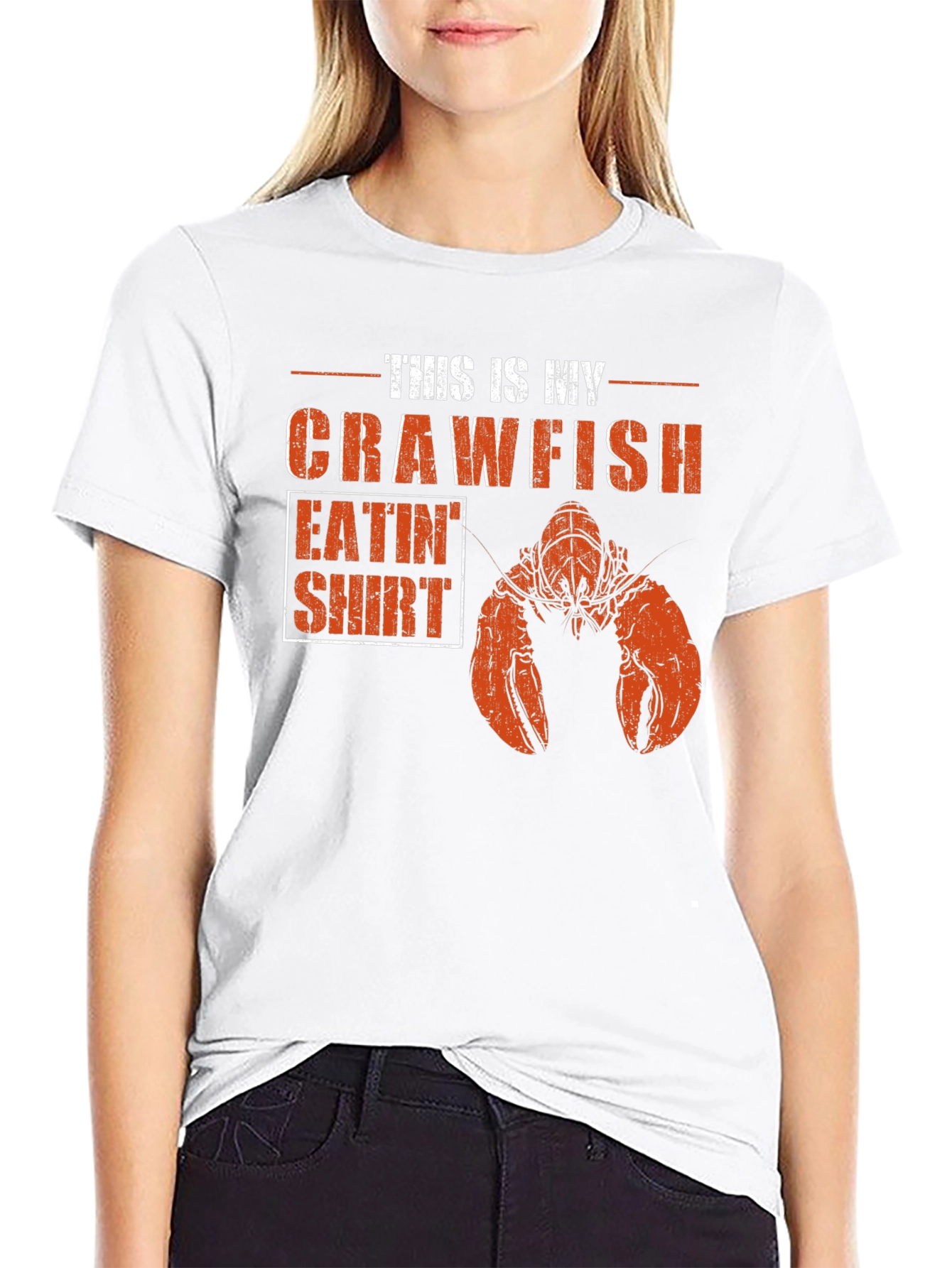 Crawfish Eatin T-Shirt: Louisiana Cajun Style