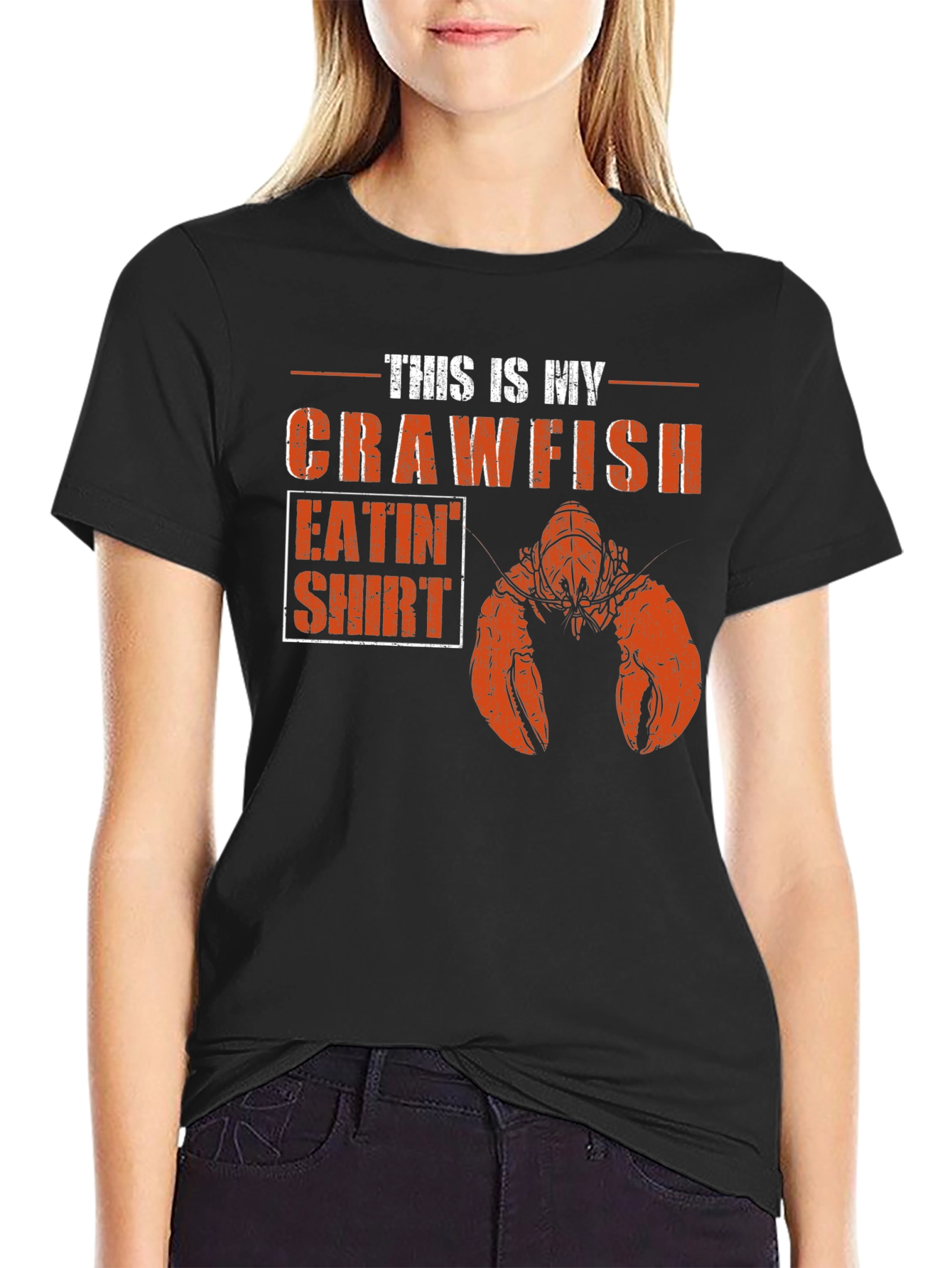 Crawfish Eatin T-Shirt: Louisiana Cajun Style