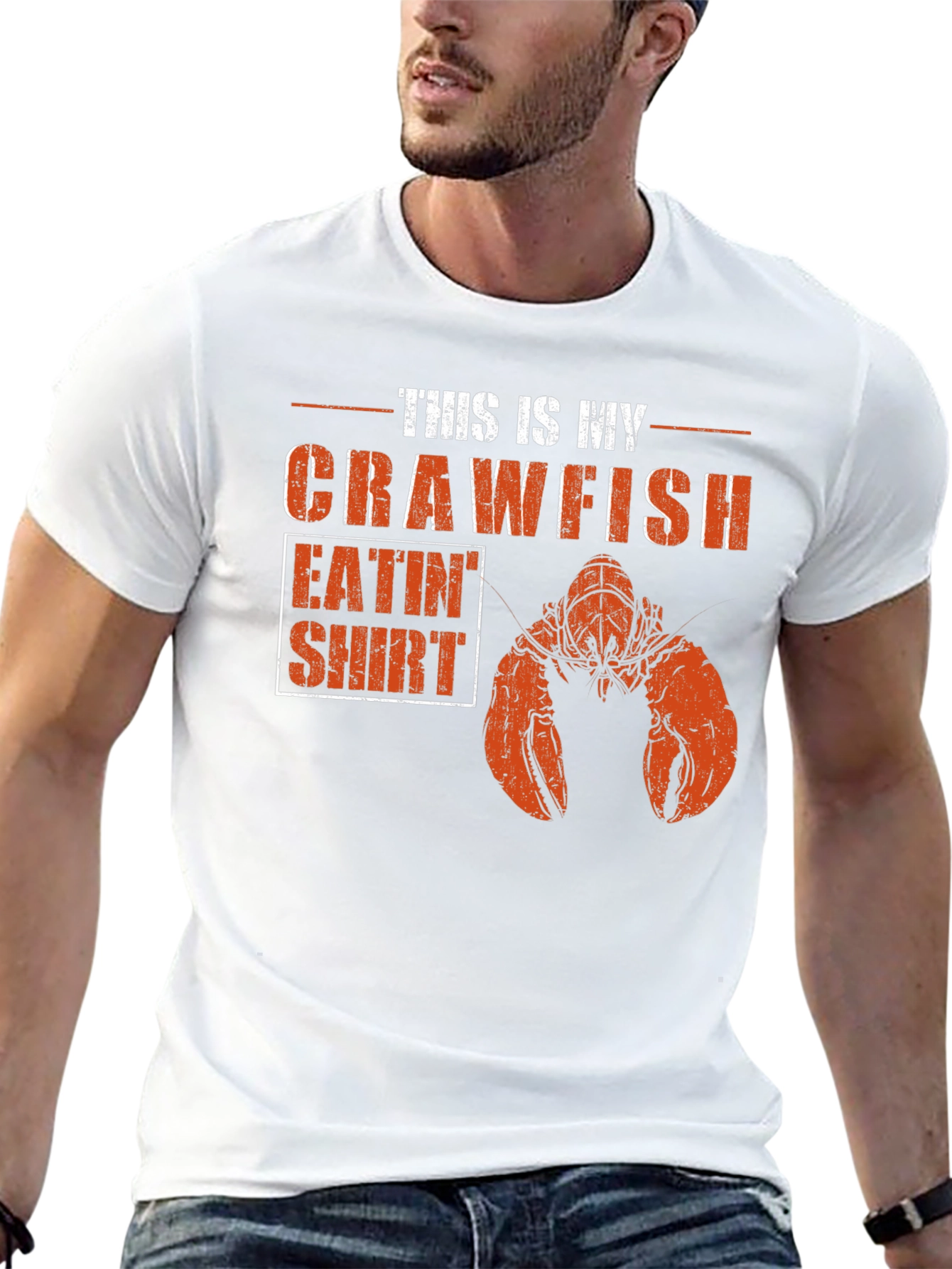 Crawfish Eatin T-Shirt: Louisiana Cajun Style