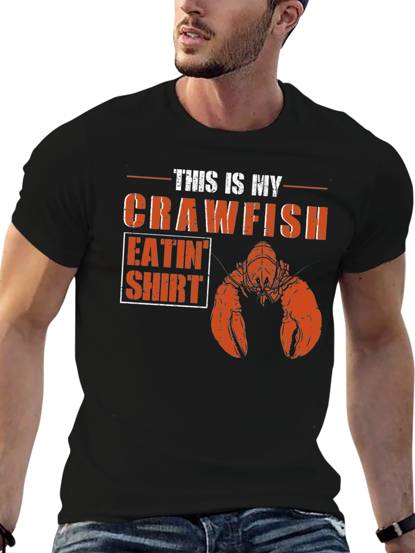 Crawfish Eatin T-Shirt: Louisiana Cajun Style