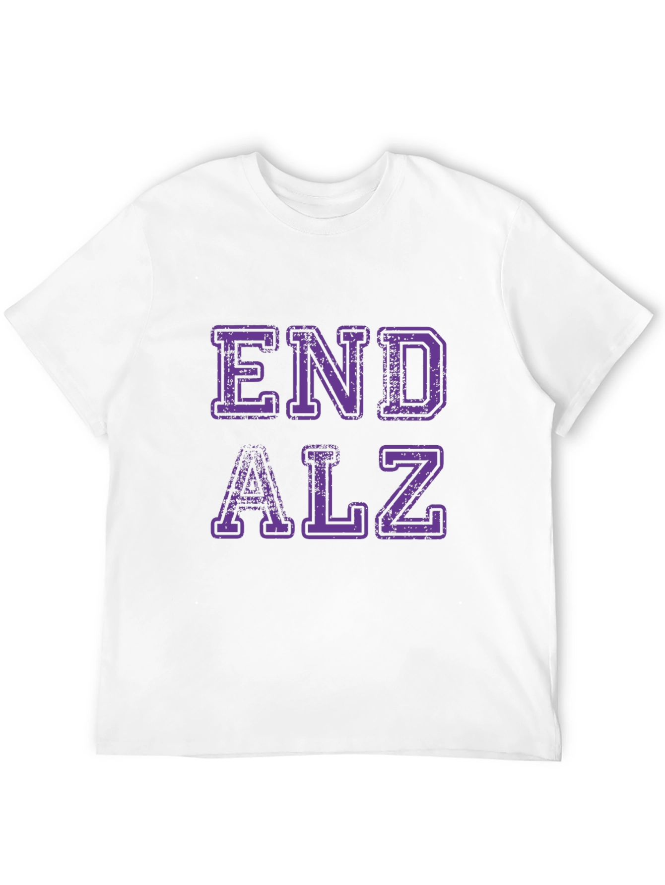 End Alz Awareness Black T-Shirt