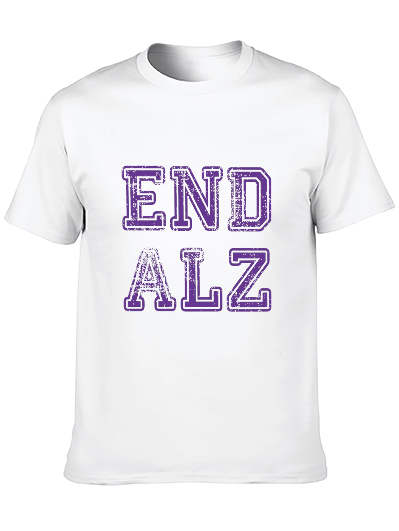 End Alz Awareness Black T-Shirt