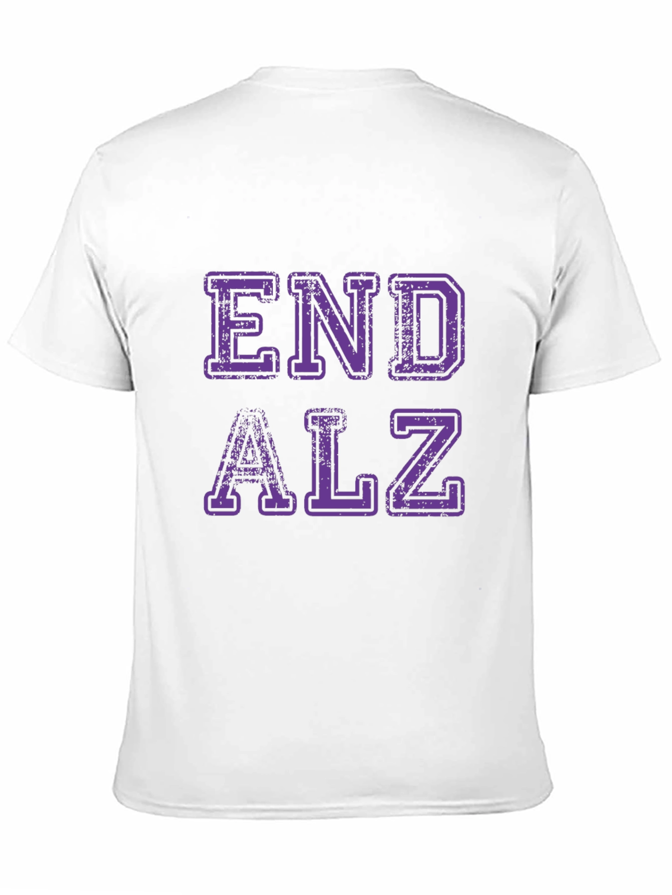 End Alz Awareness Black T-Shirt
