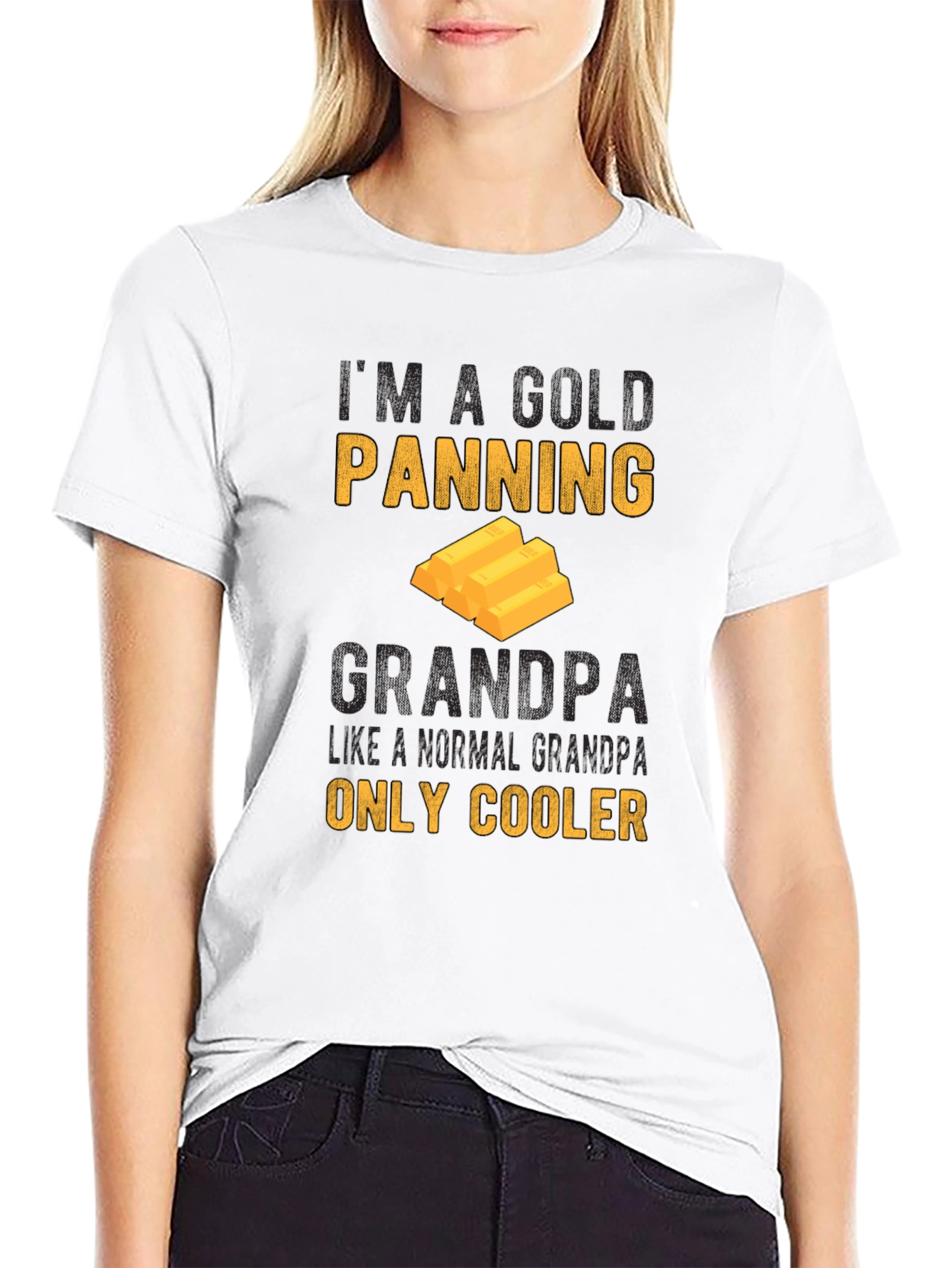 Gold Panning Grandpa T-Shirt - Cool Grandpa Gift
