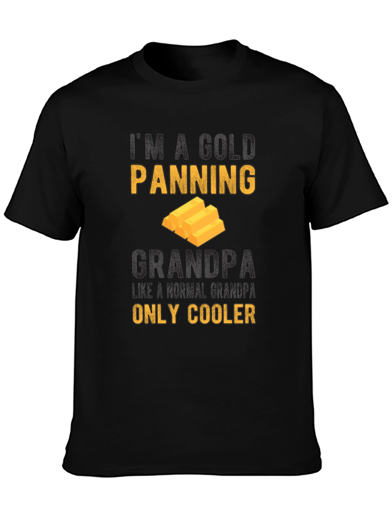 Gold Panning Grandpa T-Shirt - Cool Grandpa Gift