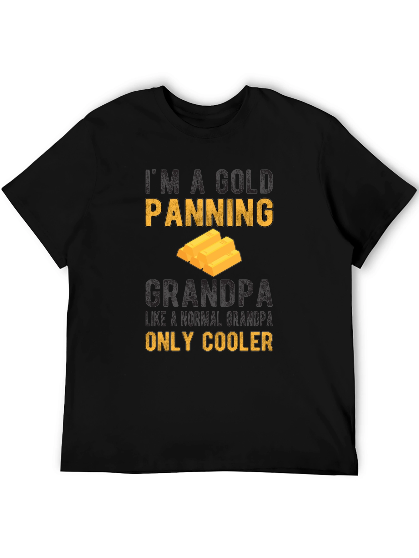 Gold Panning Grandpa T-Shirt - Cool Grandpa Gift