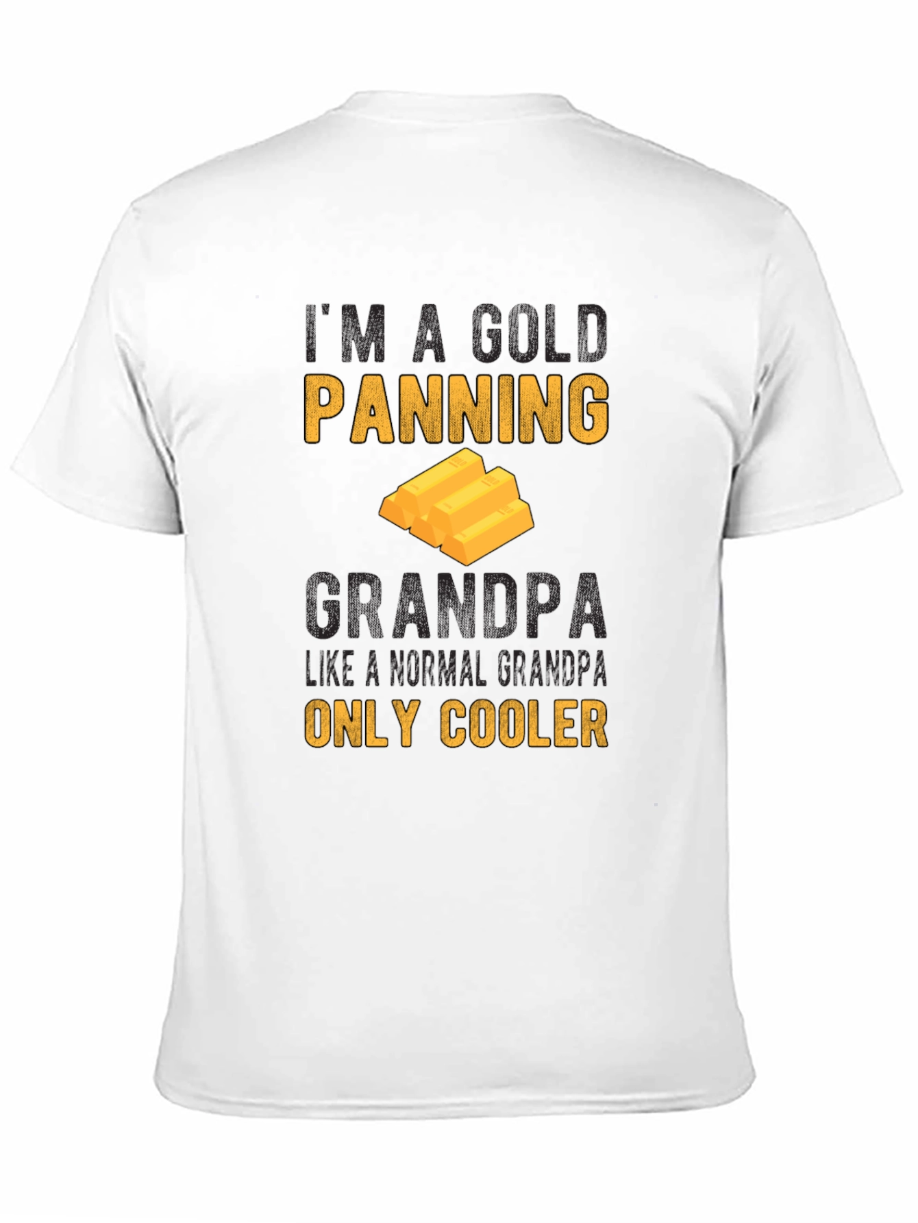 Gold Panning Grandpa T-Shirt - Cool Grandpa Gift